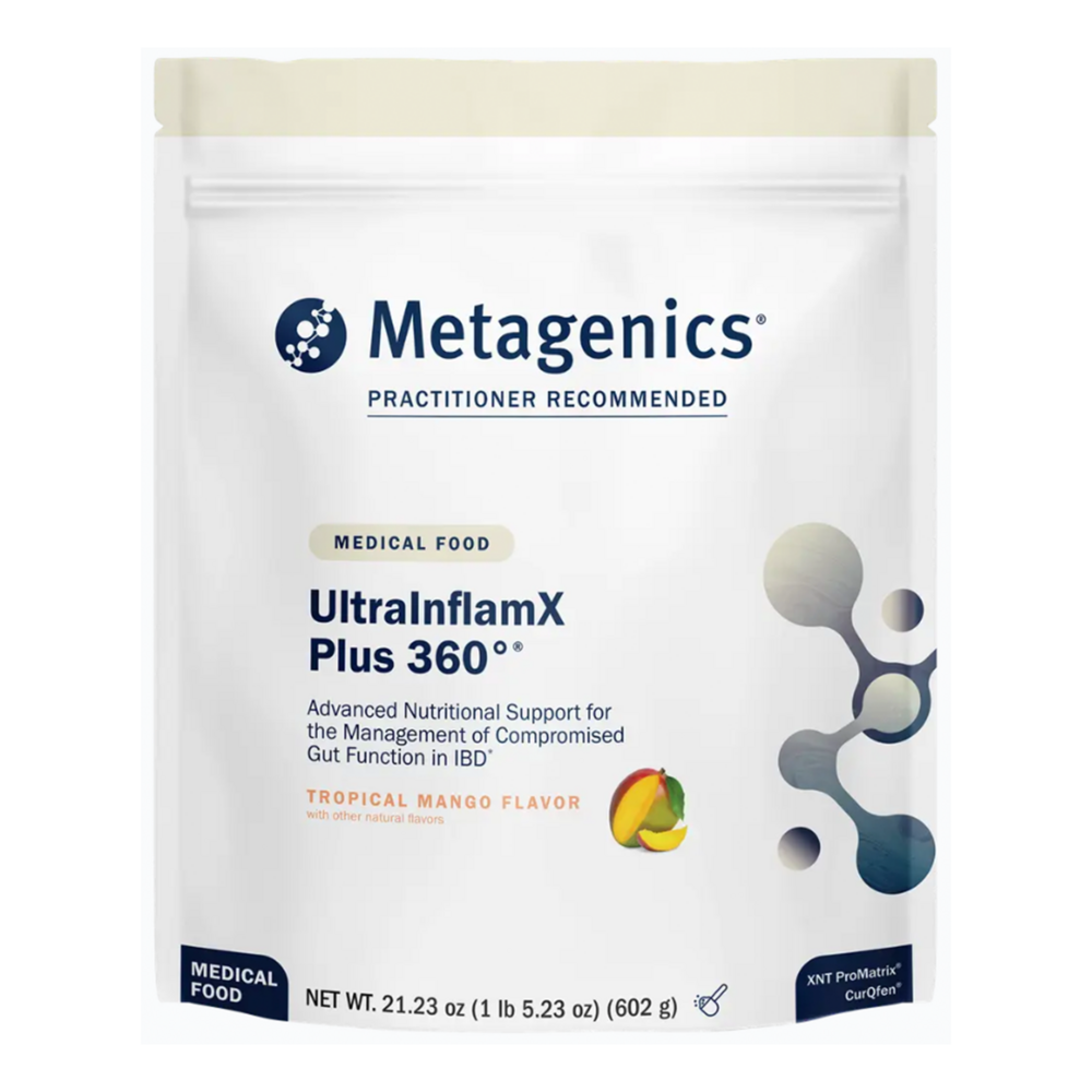 UltraInflamX Plus 360°®-Mango (30 Servings 45.5 oz) - Metagenics
