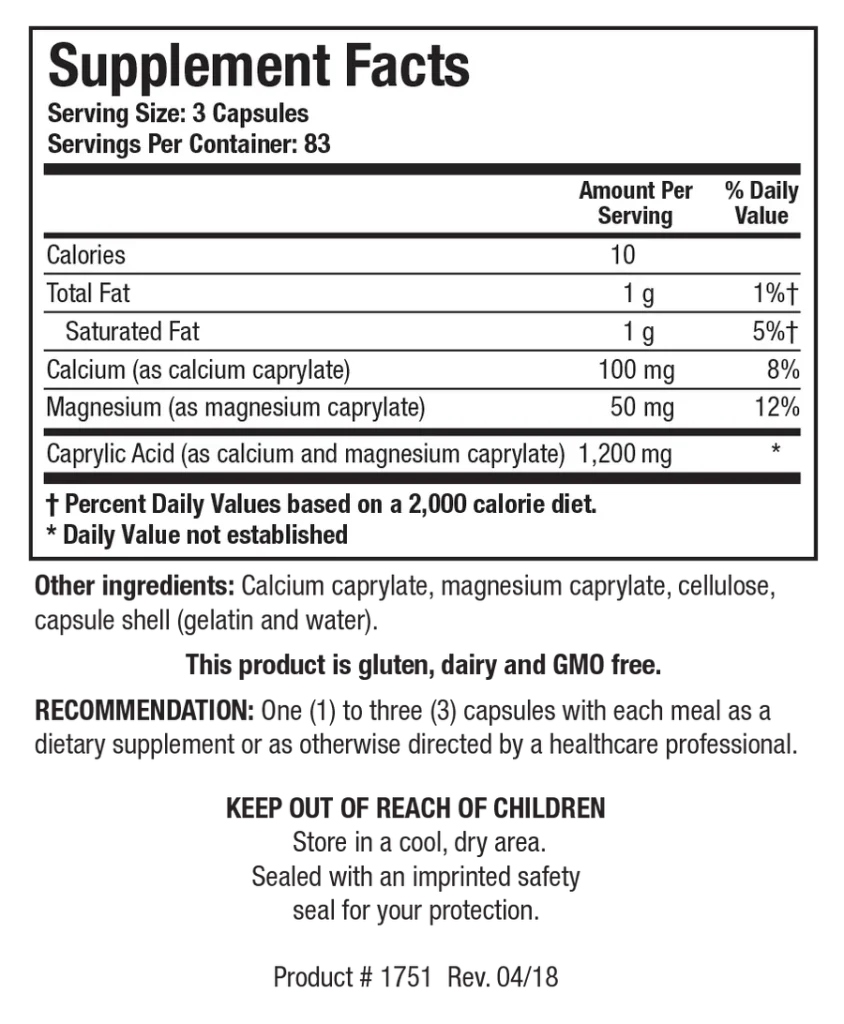 Caprin - 100 Capsules - Biotics Research