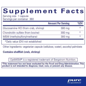Glucosamine Chondroitin with MSM - Pure Encapsulations - Image 2