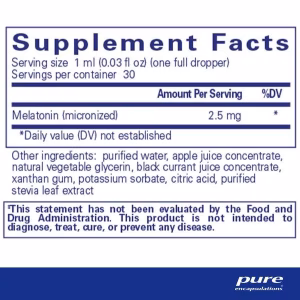Melatonin Liquid 30 ml - Image 2